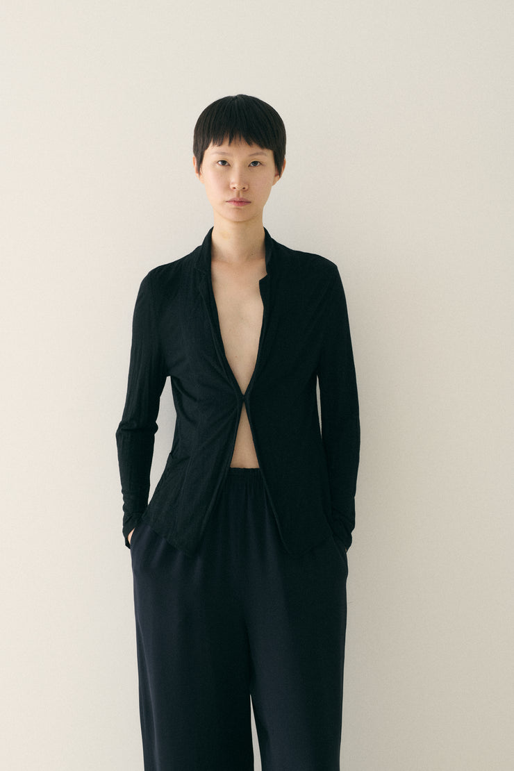 Y's Black Blouse - Desert Vintage