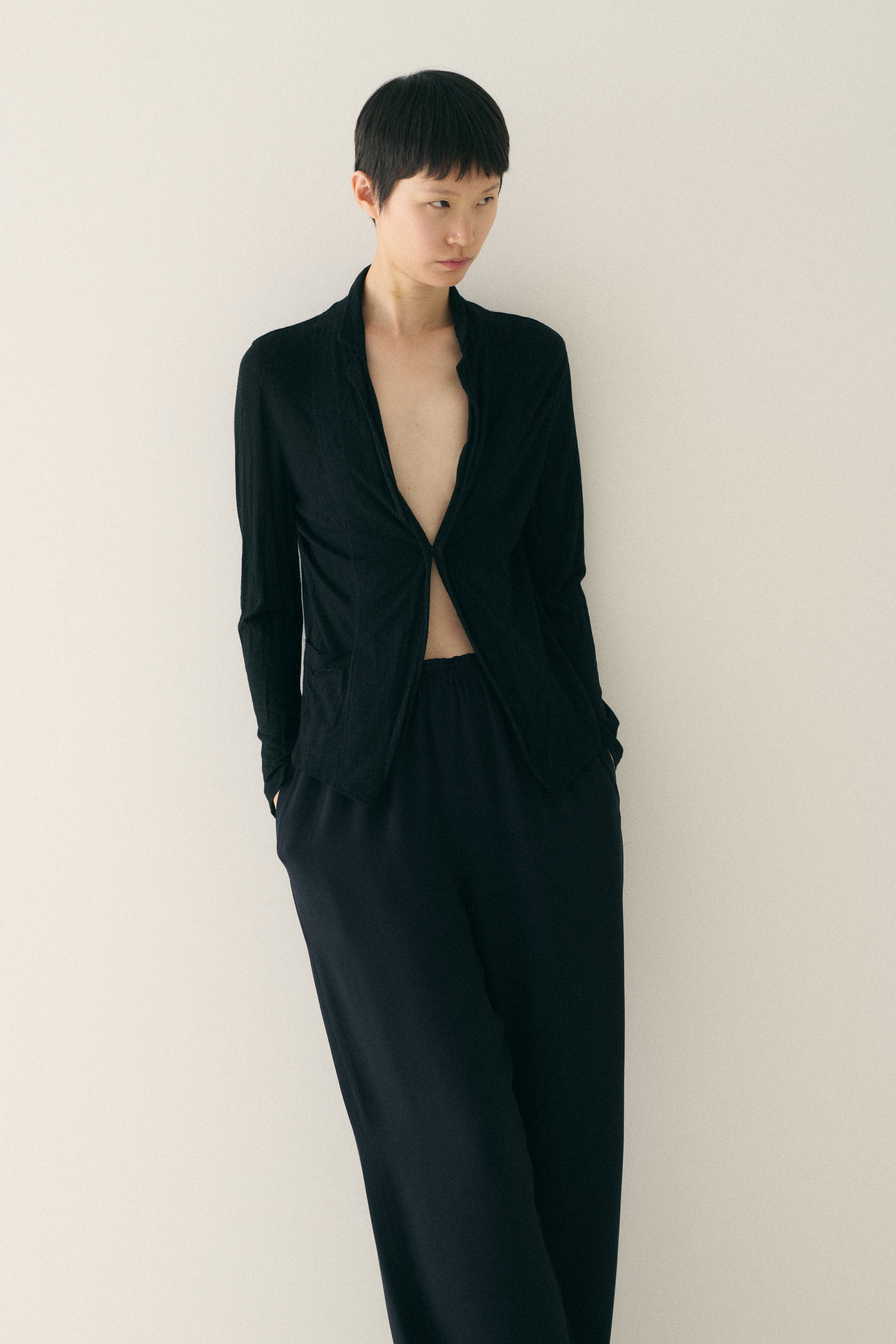 Y's Black Blouse - Desert Vintage