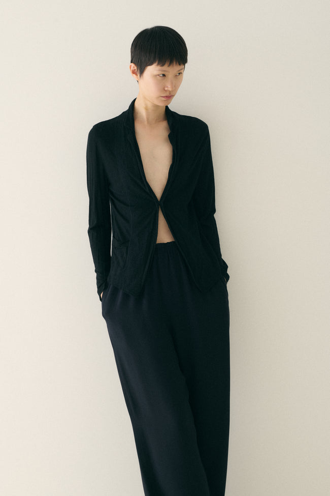 Y's Black Blouse - Desert Vintage