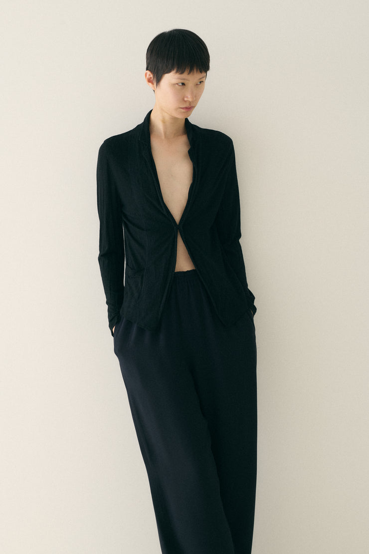 Y's Black Blouse - Desert Vintage