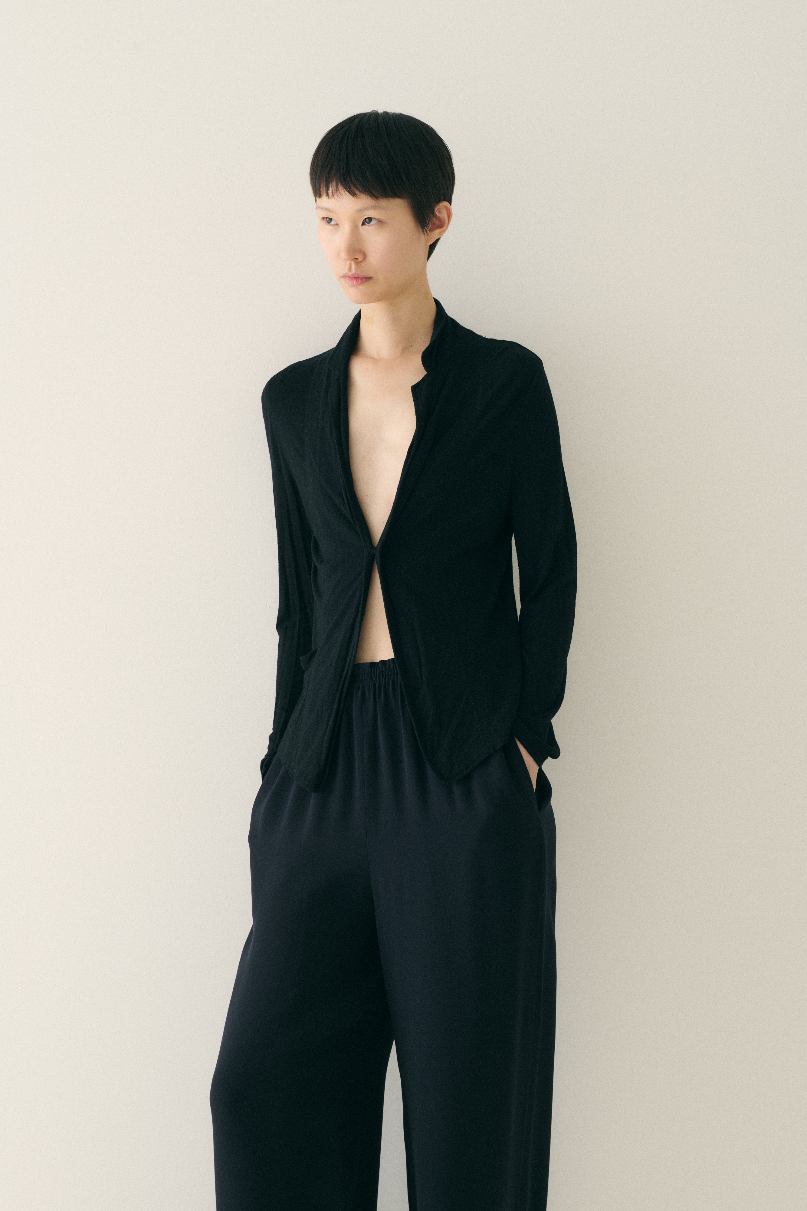 Y's Black Blouse - Desert Vintage