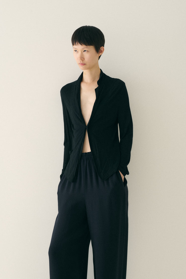 Y's Black Blouse - Desert Vintage