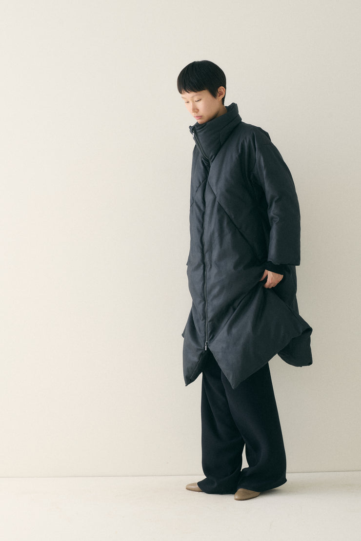 Issey Miyake Grey Down Coat - Desert Vintage