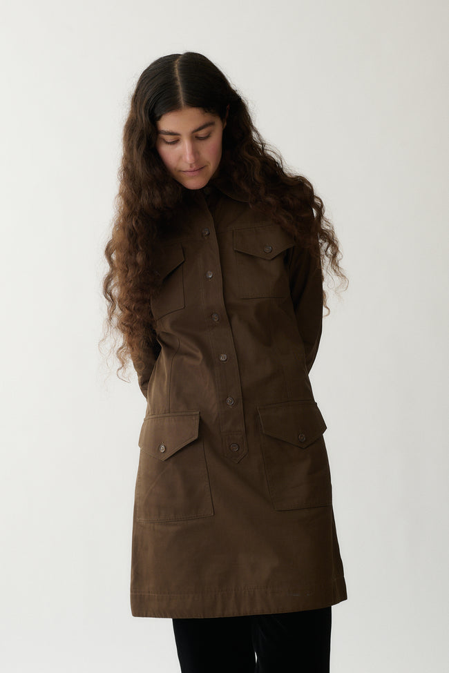 1970's Ysl Chocolate Tunic - Desert Vintage