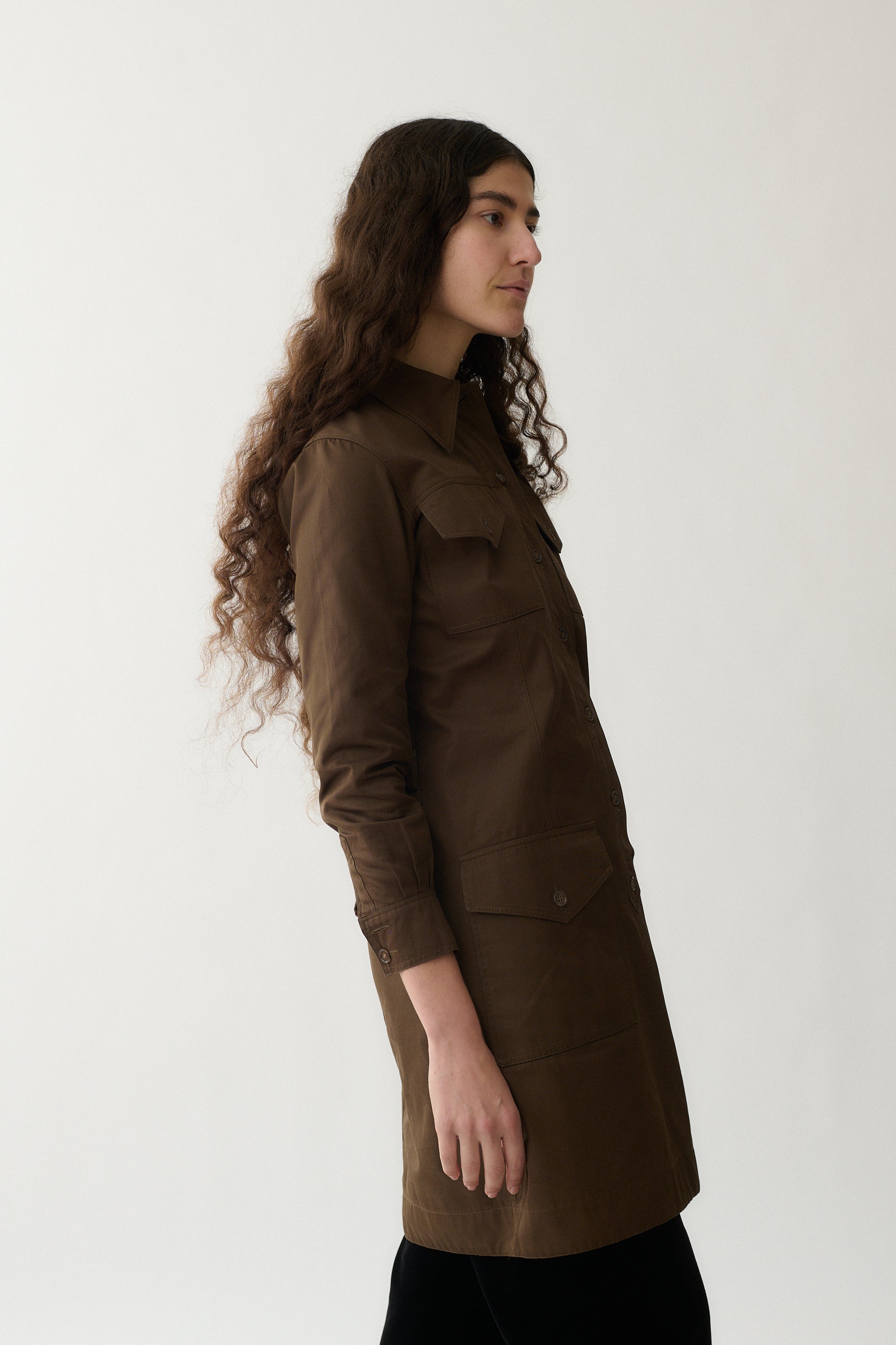 1970's Ysl Chocolate Tunic - Desert Vintage