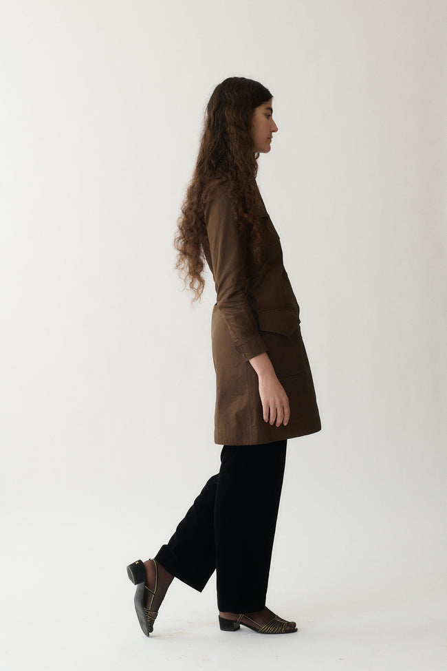 1970's Ysl Chocolate Tunic - Desert Vintage