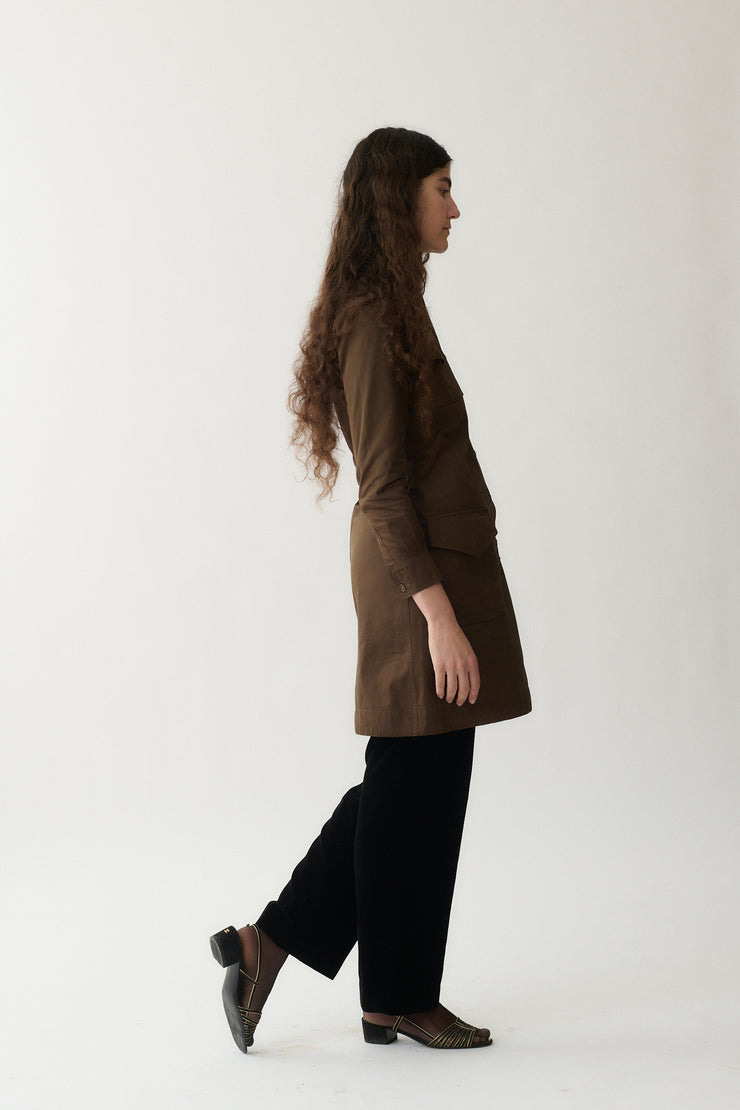 1970's Ysl Chocolate Tunic - Desert Vintage