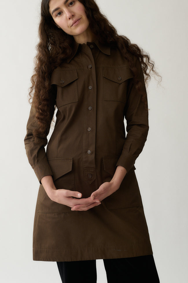 1970's Ysl Chocolate Tunic - Desert Vintage