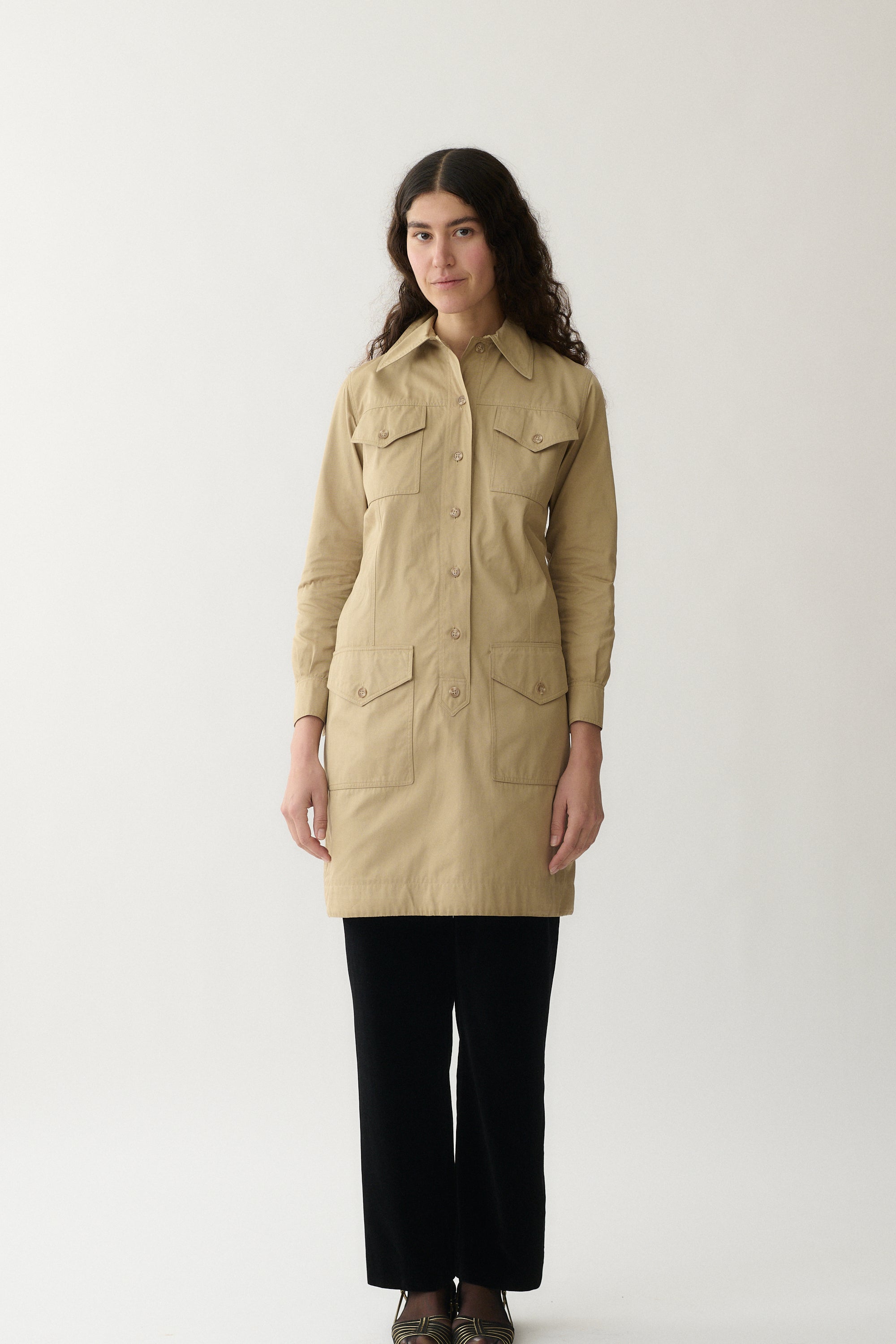 1970s Ysl Safari Tunic - Desert Vintage