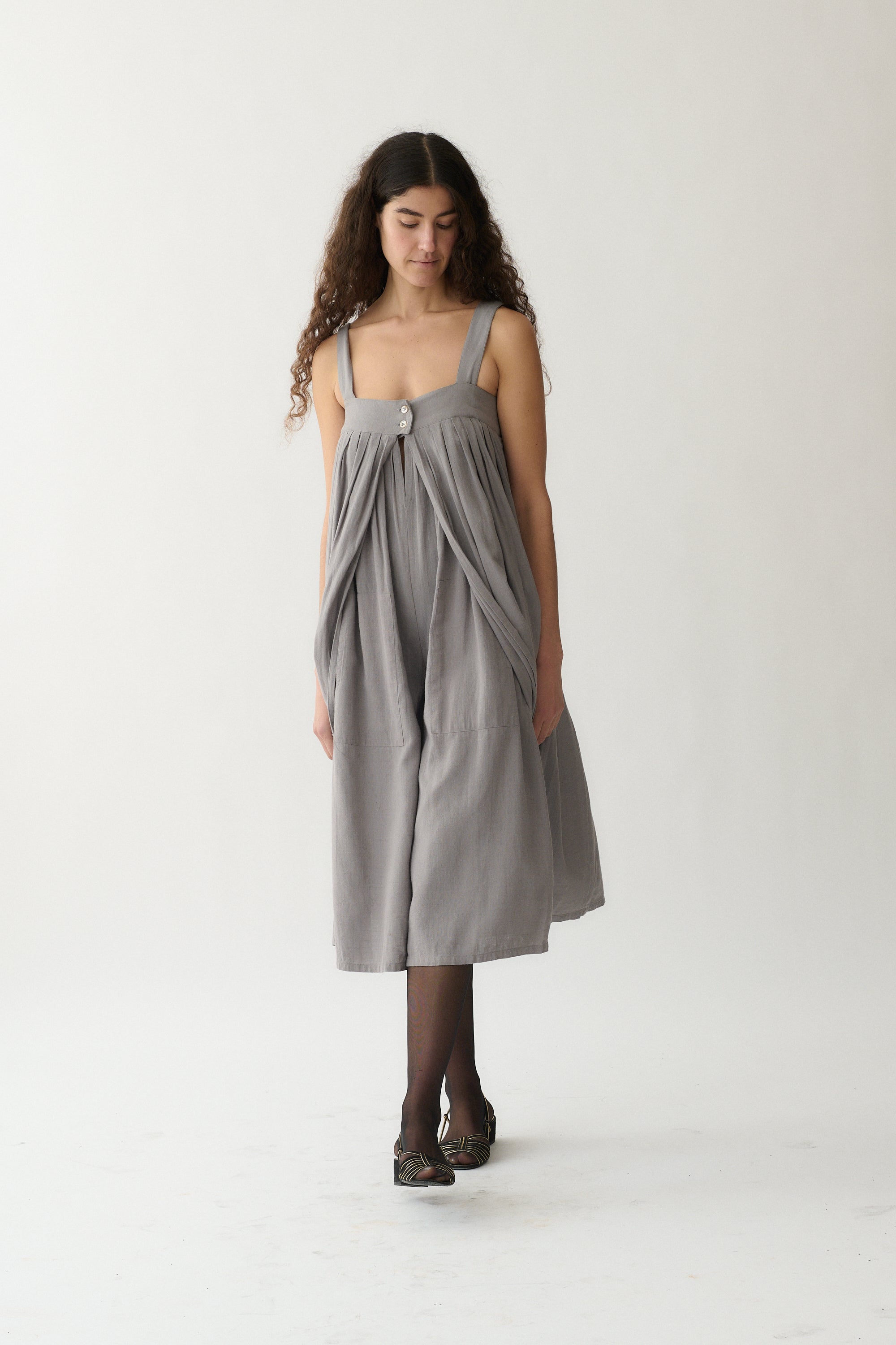 Issey Miyake Dove Grey Jumpsuit - Desert Vintage