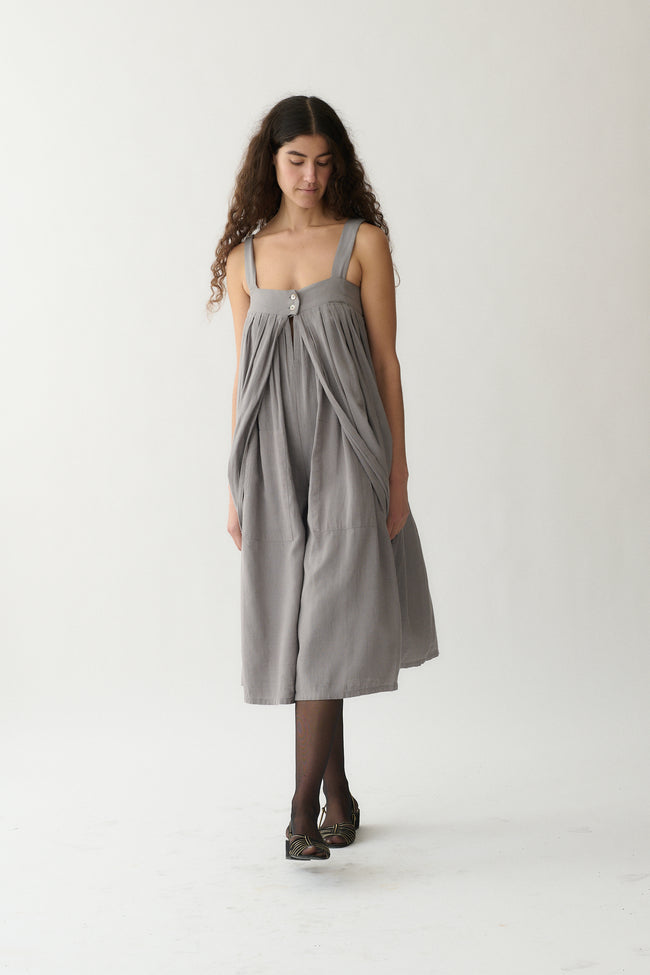 Issey Miyake Dove Grey Jumpsuit - Desert Vintage