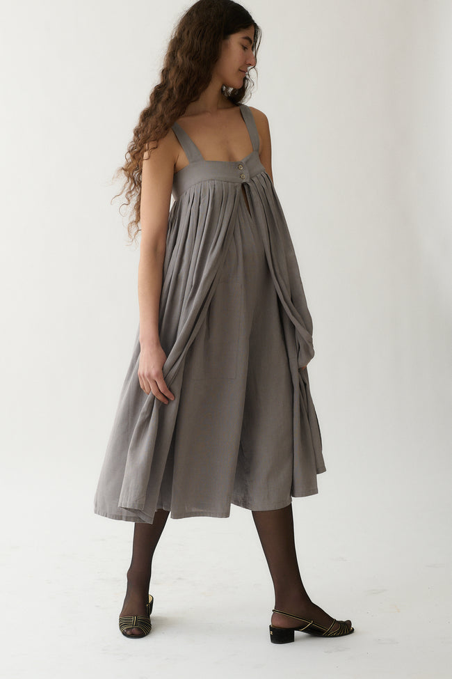 Issey Miyake Dove Grey Jumpsuit - Desert Vintage