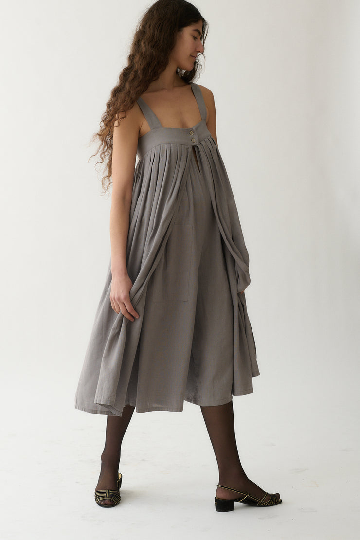 Issey Miyake Dove Grey Jumpsuit - Desert Vintage