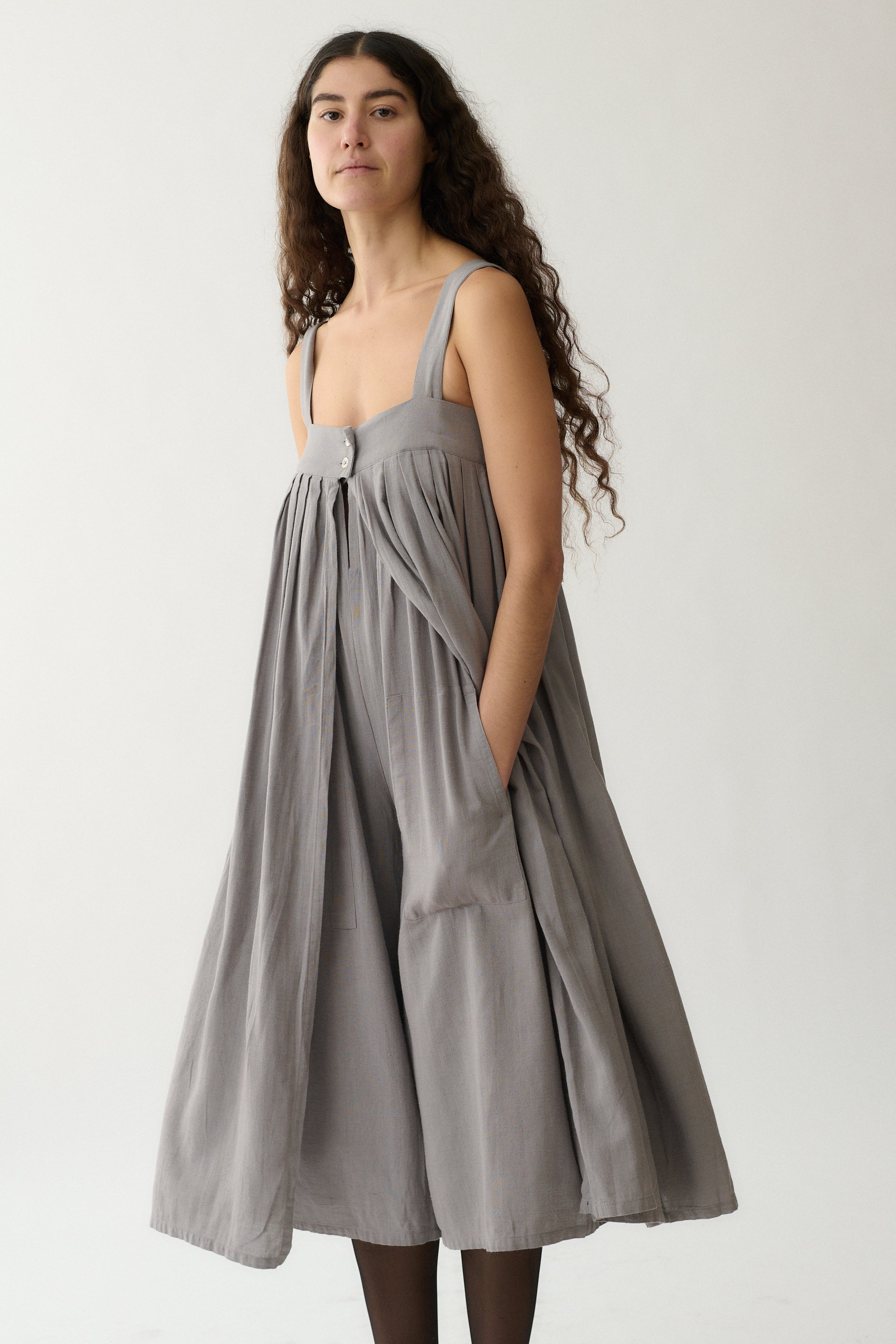 Issey Miyake Dove Grey Jumpsuit - Desert Vintage