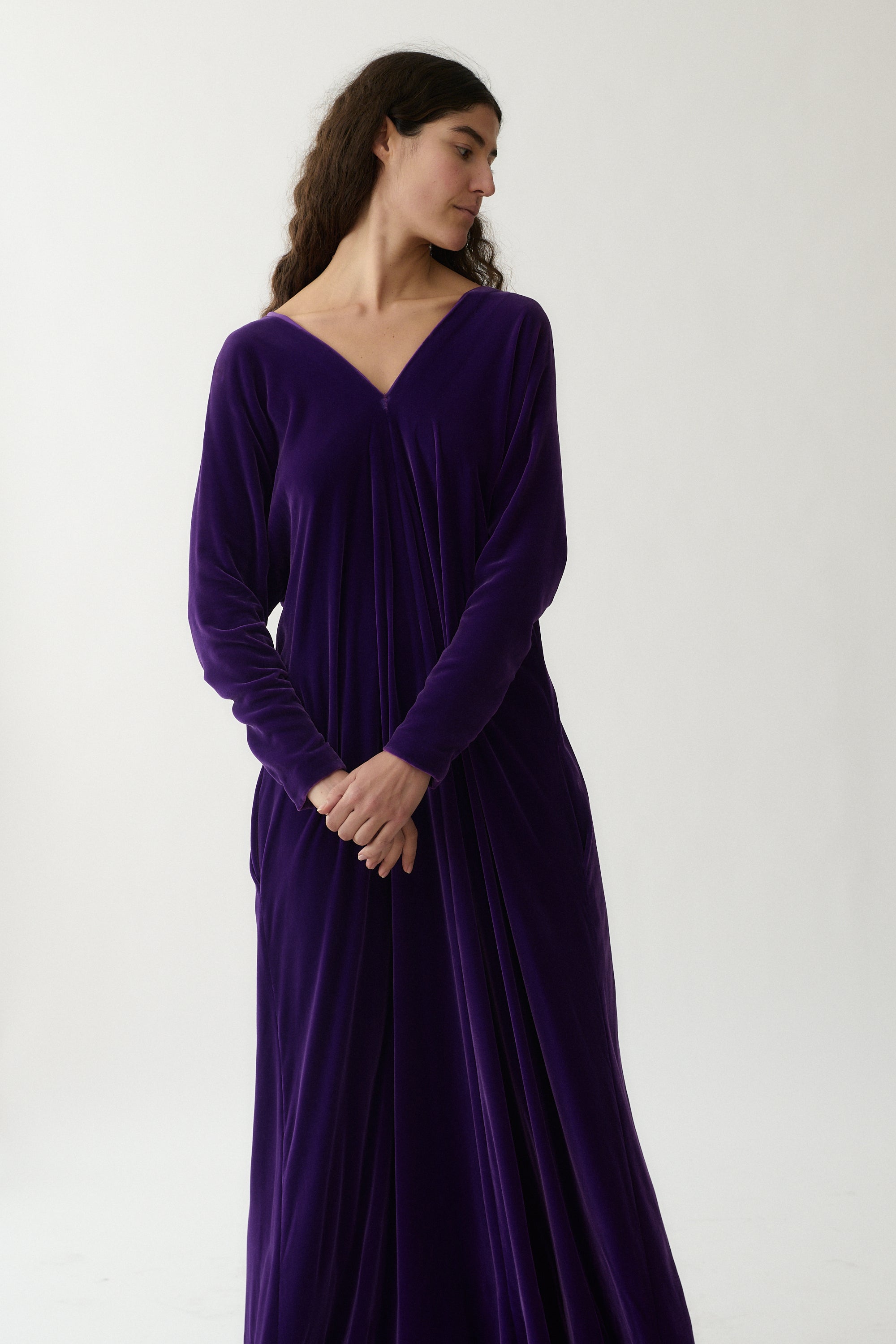 1970s Halston Velvet Gown - Desert Vintage