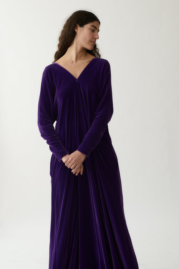 1970s Halston Velvet Gown - Desert Vintage