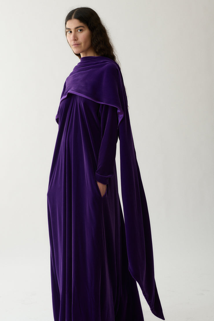 1970s Halston Velvet Gown - Desert Vintage