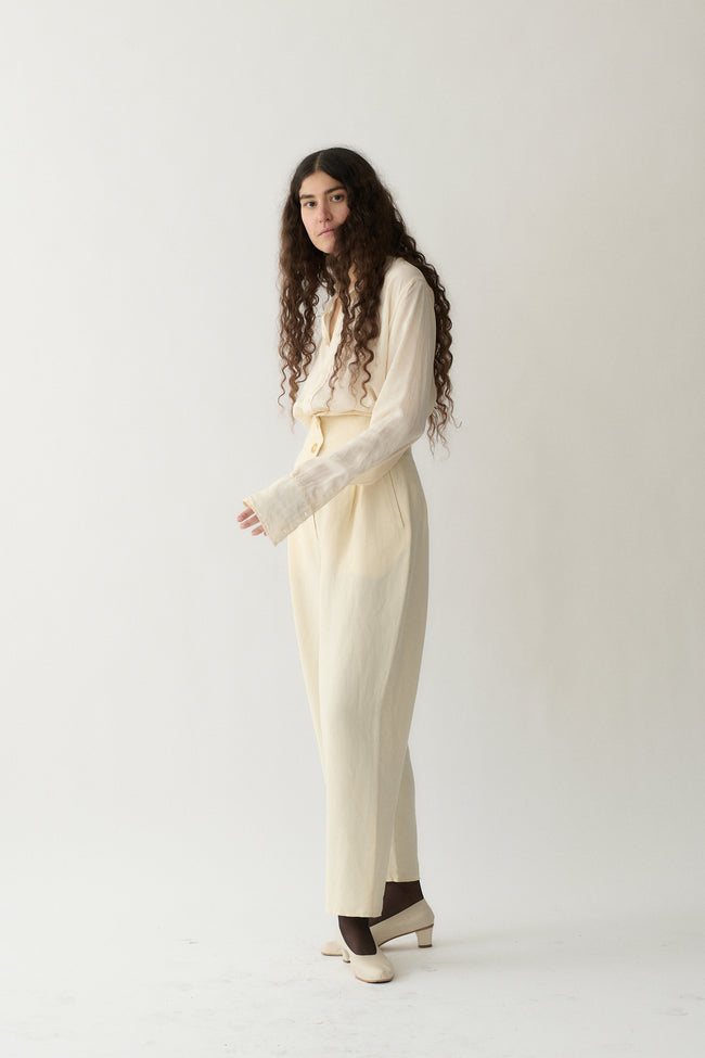 Yohji Yamamoto Linen Trousers - Desert Vintage