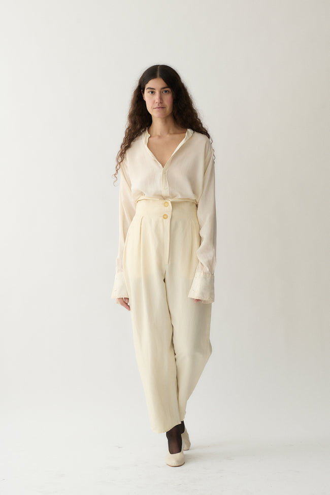 Yohji Yamamoto Linen Trousers - Desert Vintage