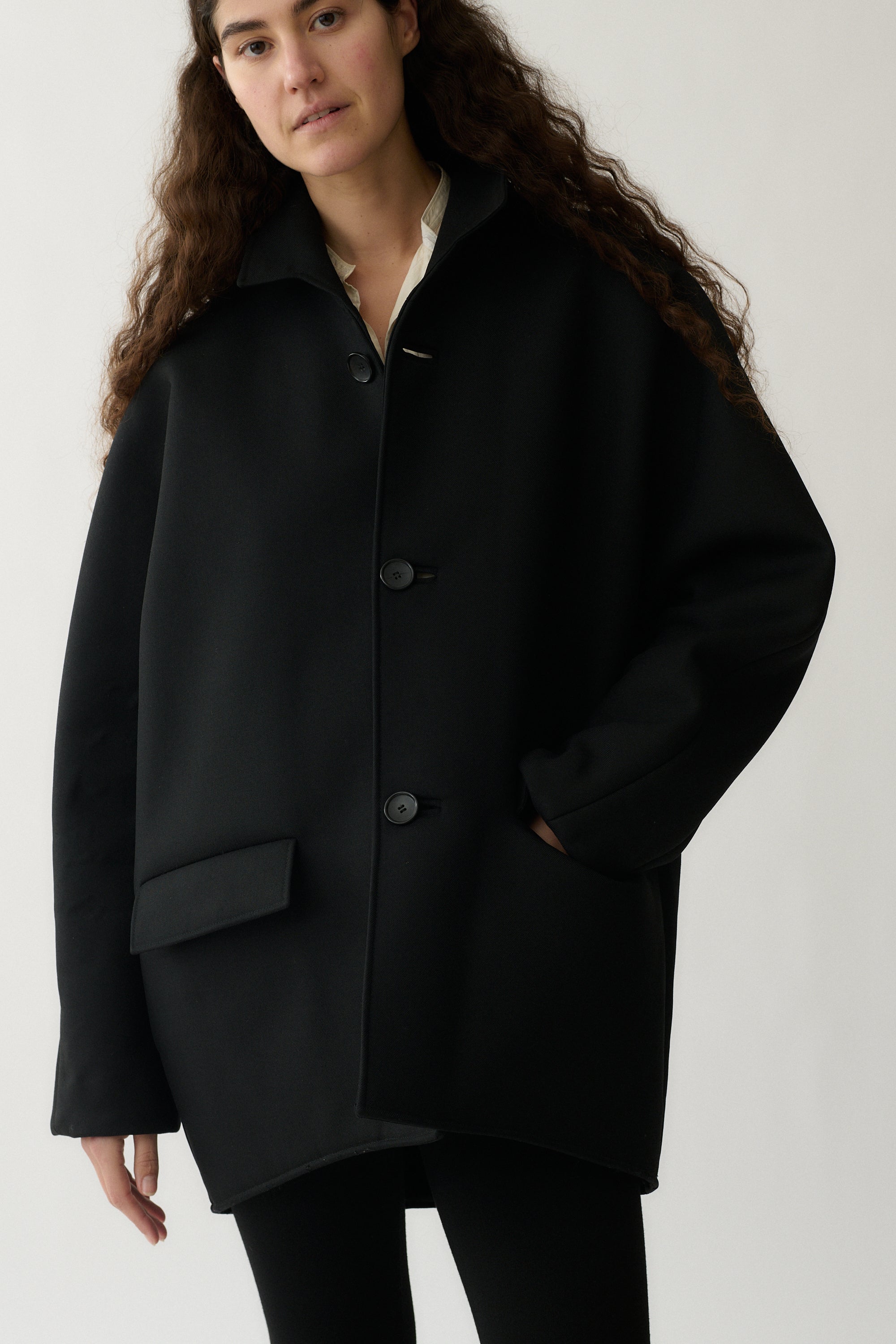 Balenciaga Black Wool Coat - Desert Vintage