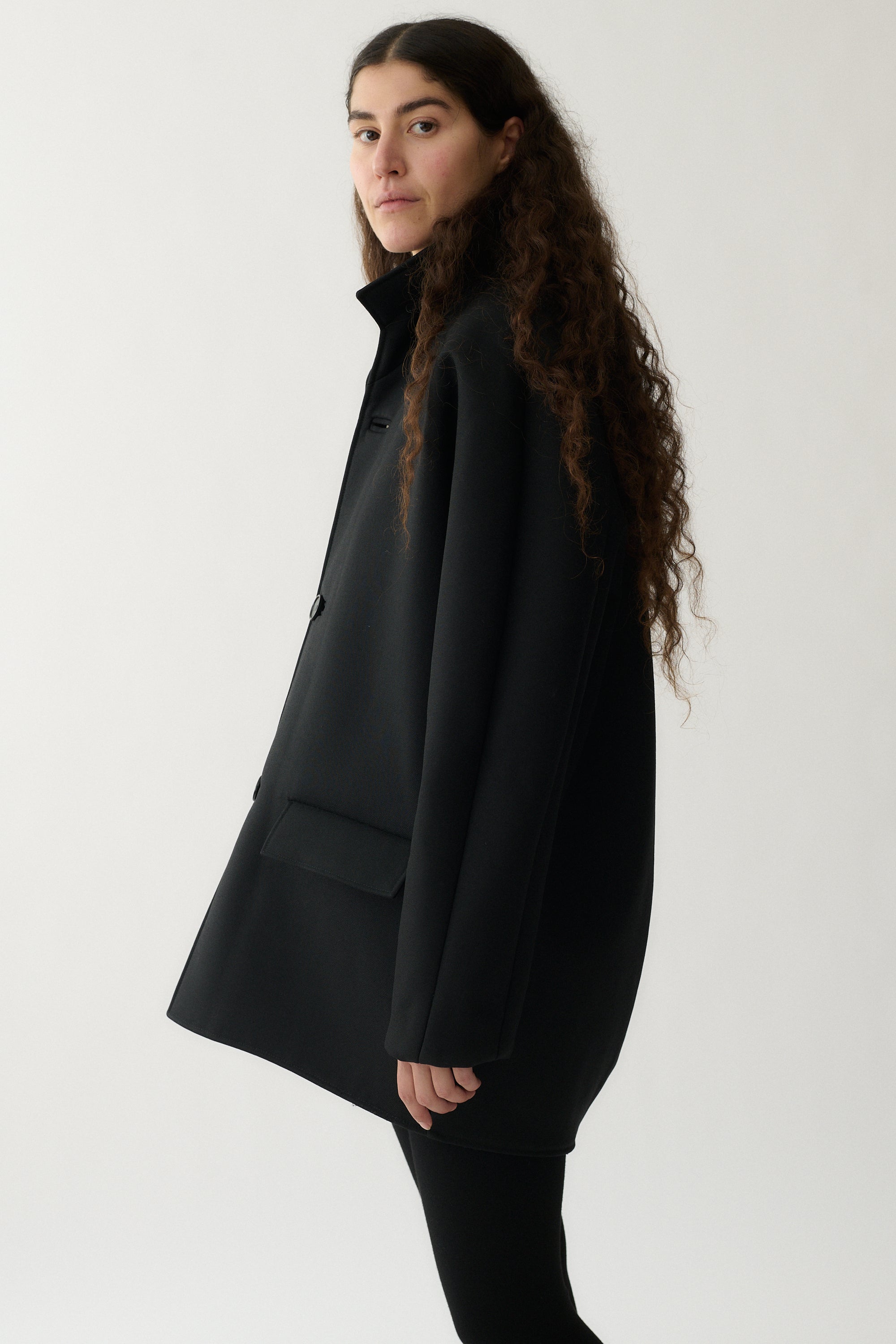 Balenciaga Black Wool Coat - Desert Vintage