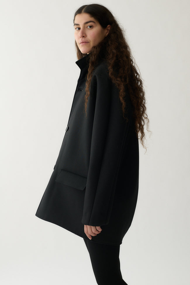 Balenciaga Black Wool Coat - Desert Vintage