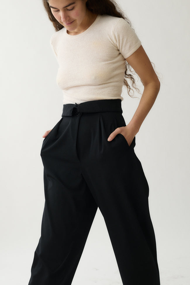 Yohji Yamamoto Black Trousers - Desert Vintage