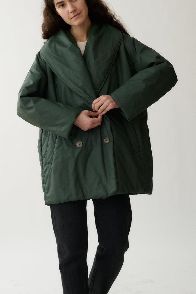 Jil Sander Green Coat - Desert Vintage