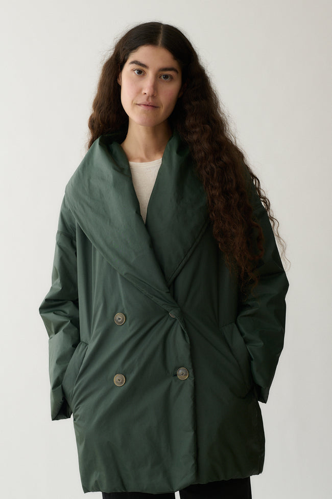 Jil Sander Green Coat - Desert Vintage
