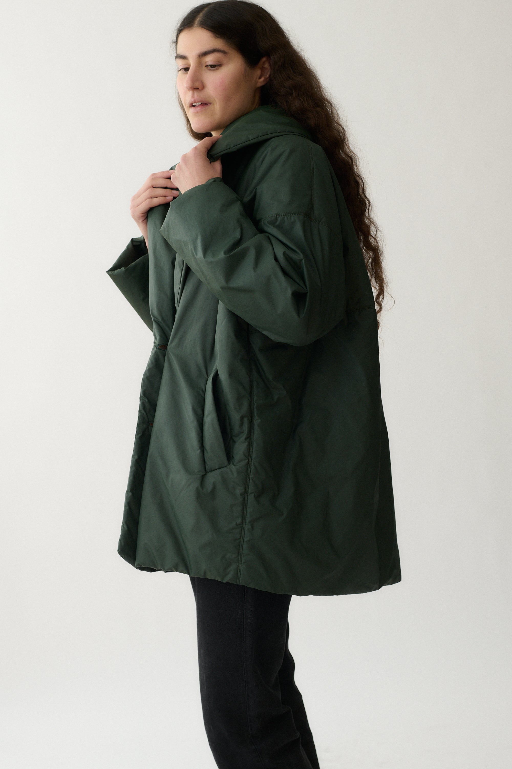 Jil Sander Green Coat - Desert Vintage
