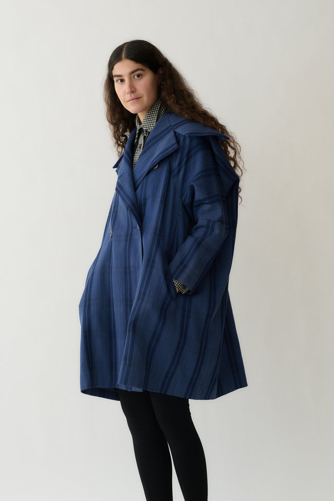 1980s Issey Miyake Plaid Coat - Desert Vintage