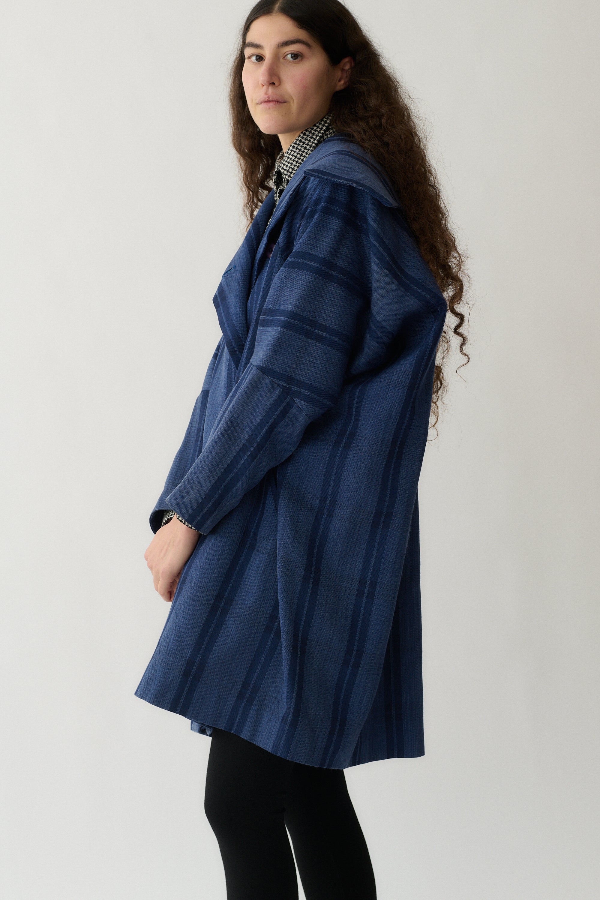 1980s Issey Miyake Plaid Coat - Desert Vintage
