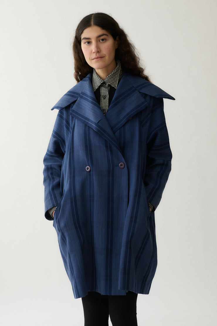 1980s Issey Miyake Plaid Coat - Desert Vintage