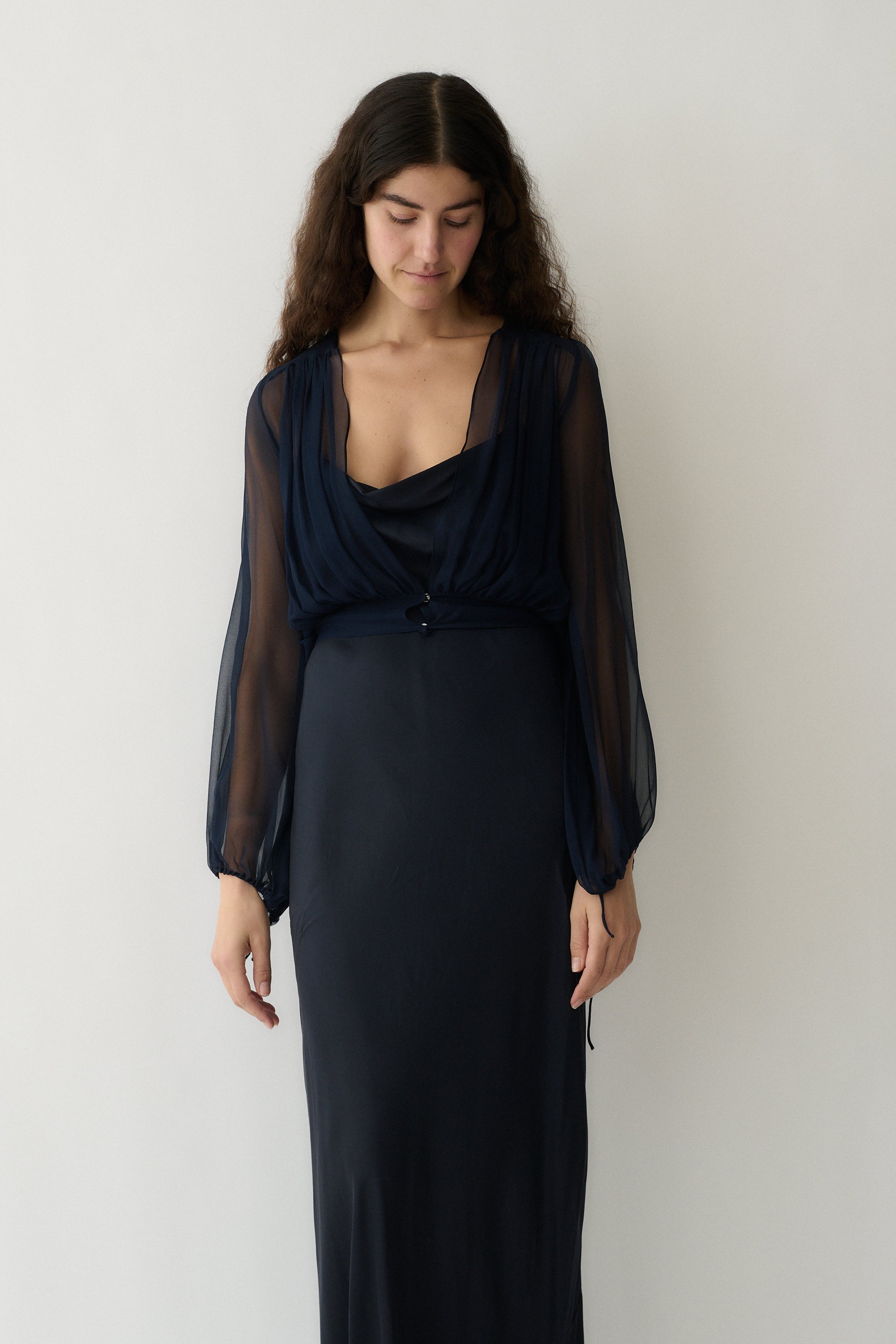 Krizia Chiffon Blouse - Desert Vintage