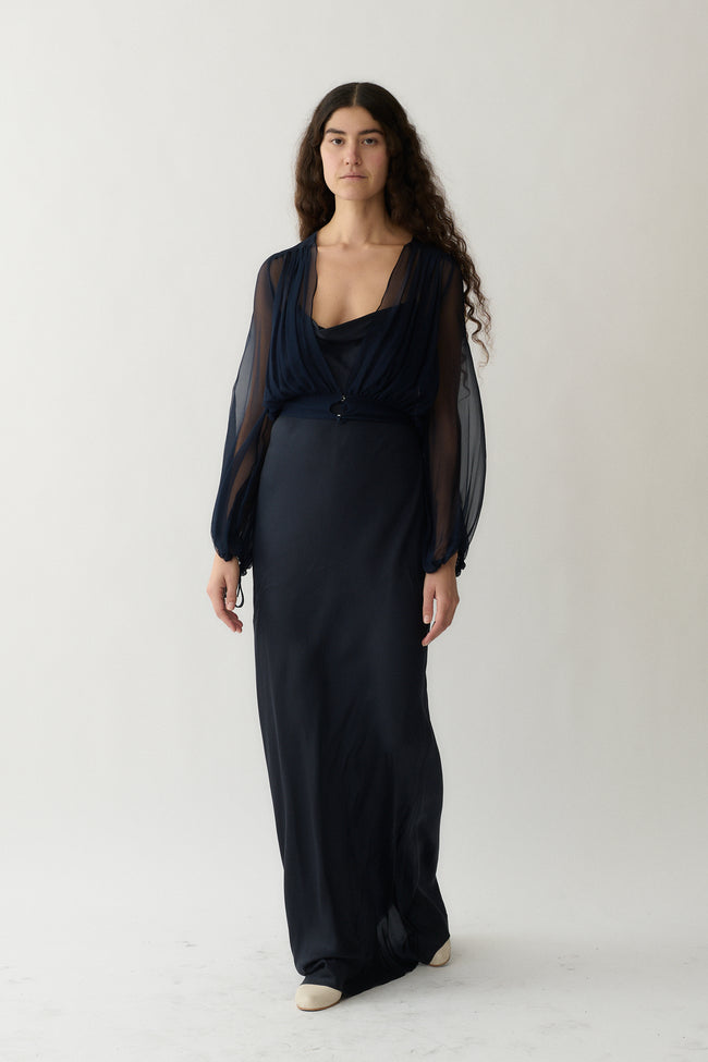 Krizia Chiffon Blouse - Desert Vintage