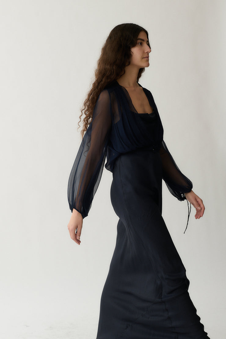 Krizia Chiffon Blouse - Desert Vintage