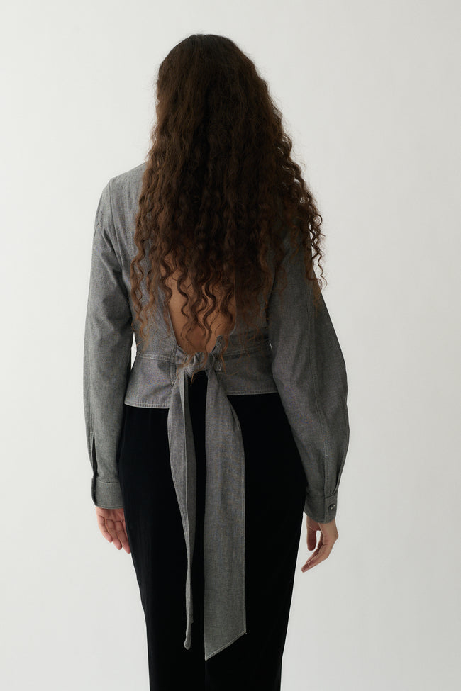 Chantal Thomass Chambray Blouse - Desert Vintage