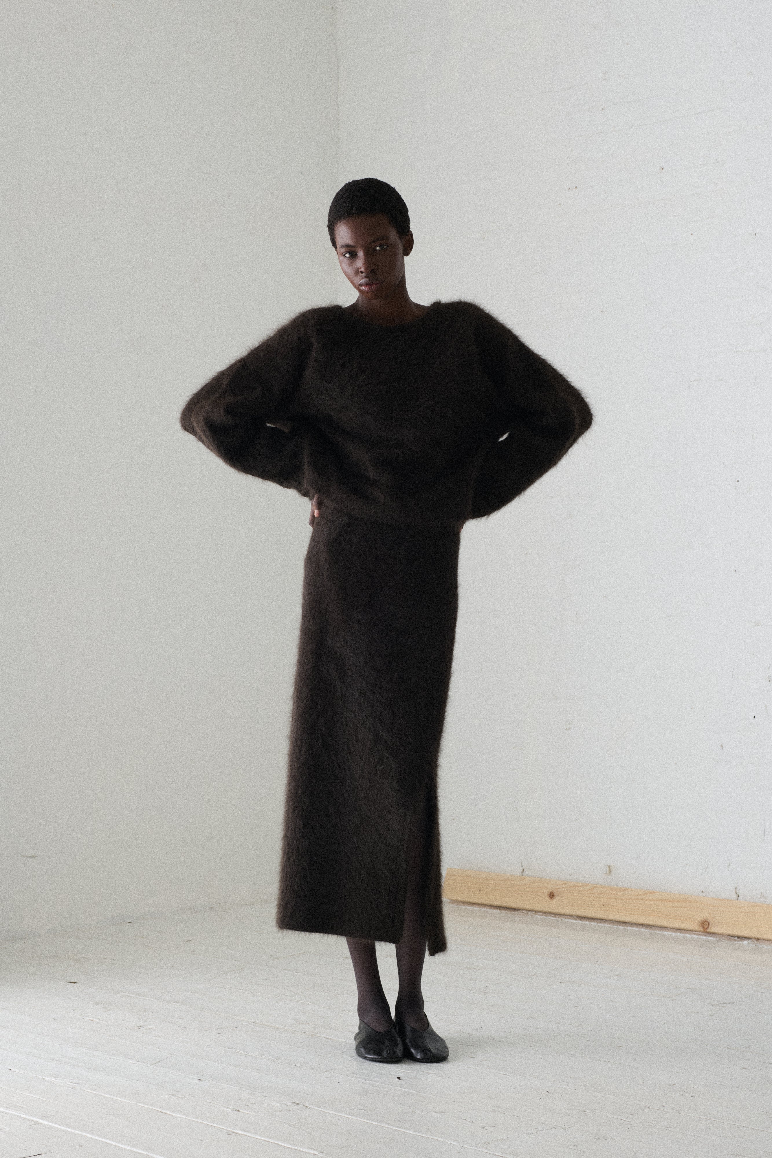 Brown Mohair Ensemble - Desert Vintage