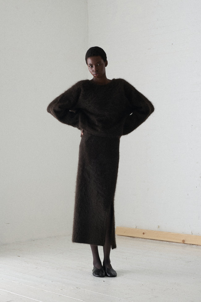 Brown Mohair Ensemble - Desert Vintage