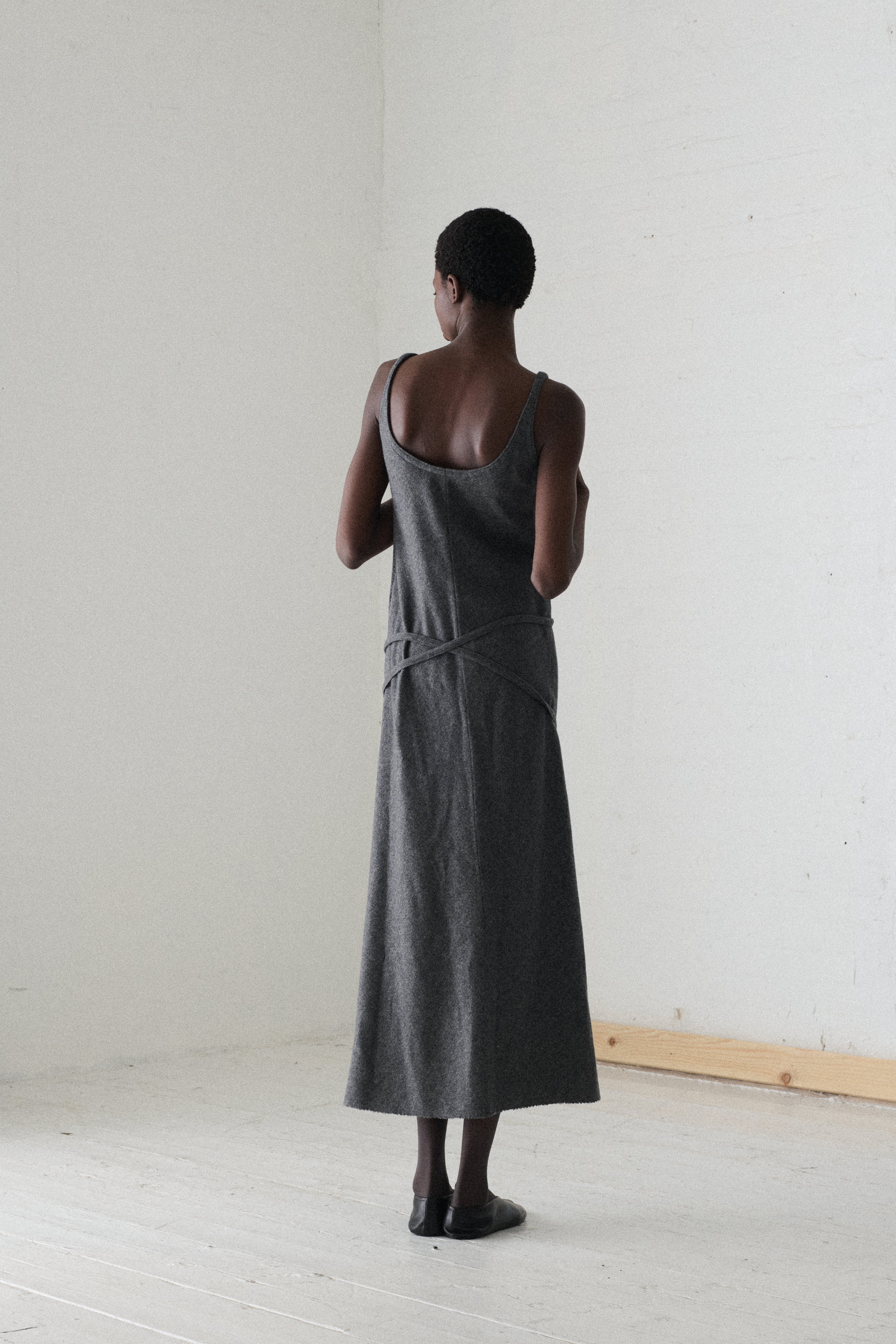 Beene Heather Grey Dress - Desert Vintage