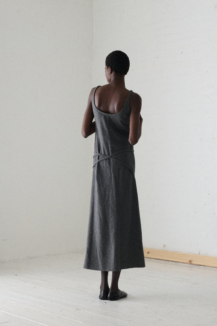 Beene Heather Grey Dress - Desert Vintage
