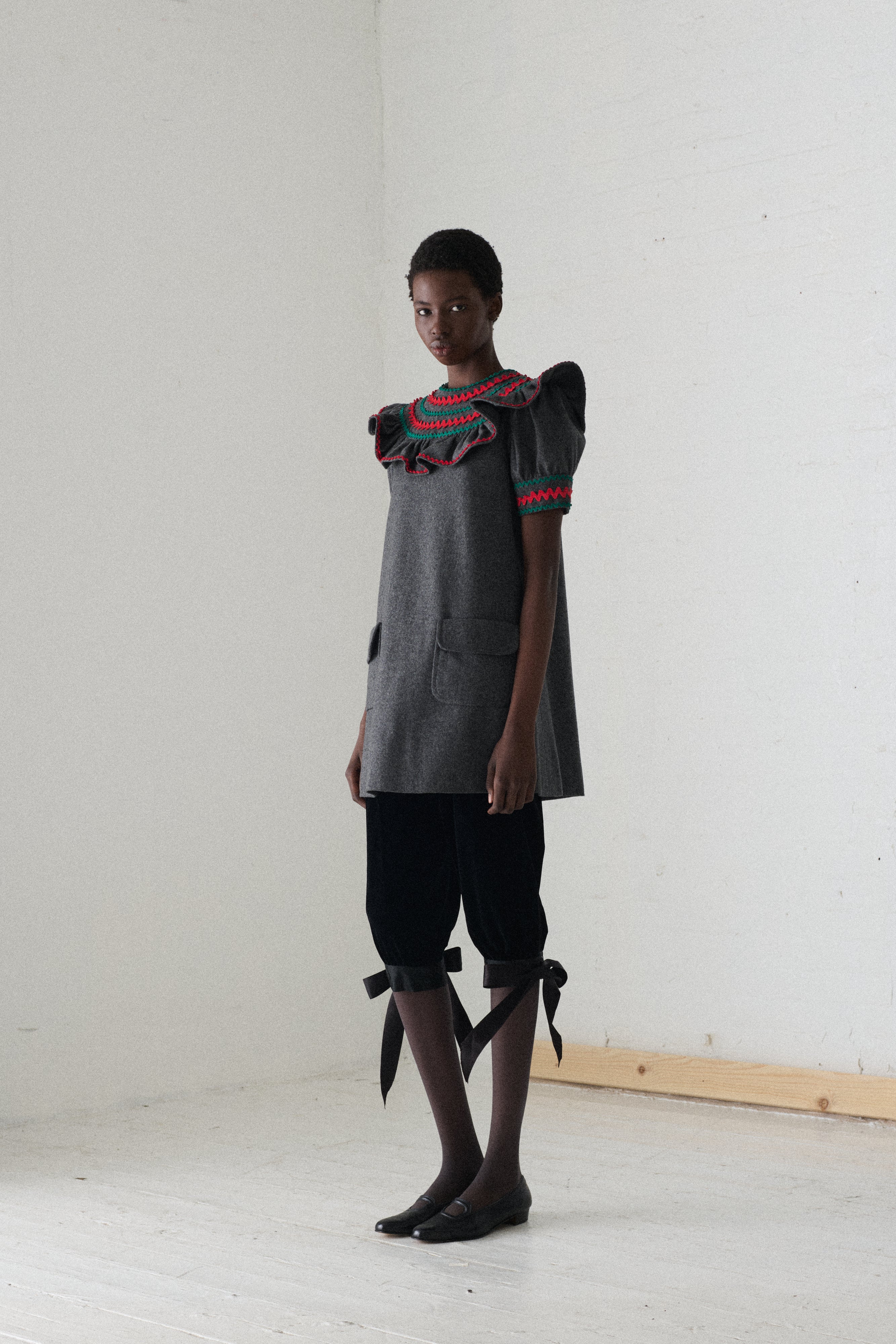 Ysl Cropped Velvet Trousers - Desert Vintage