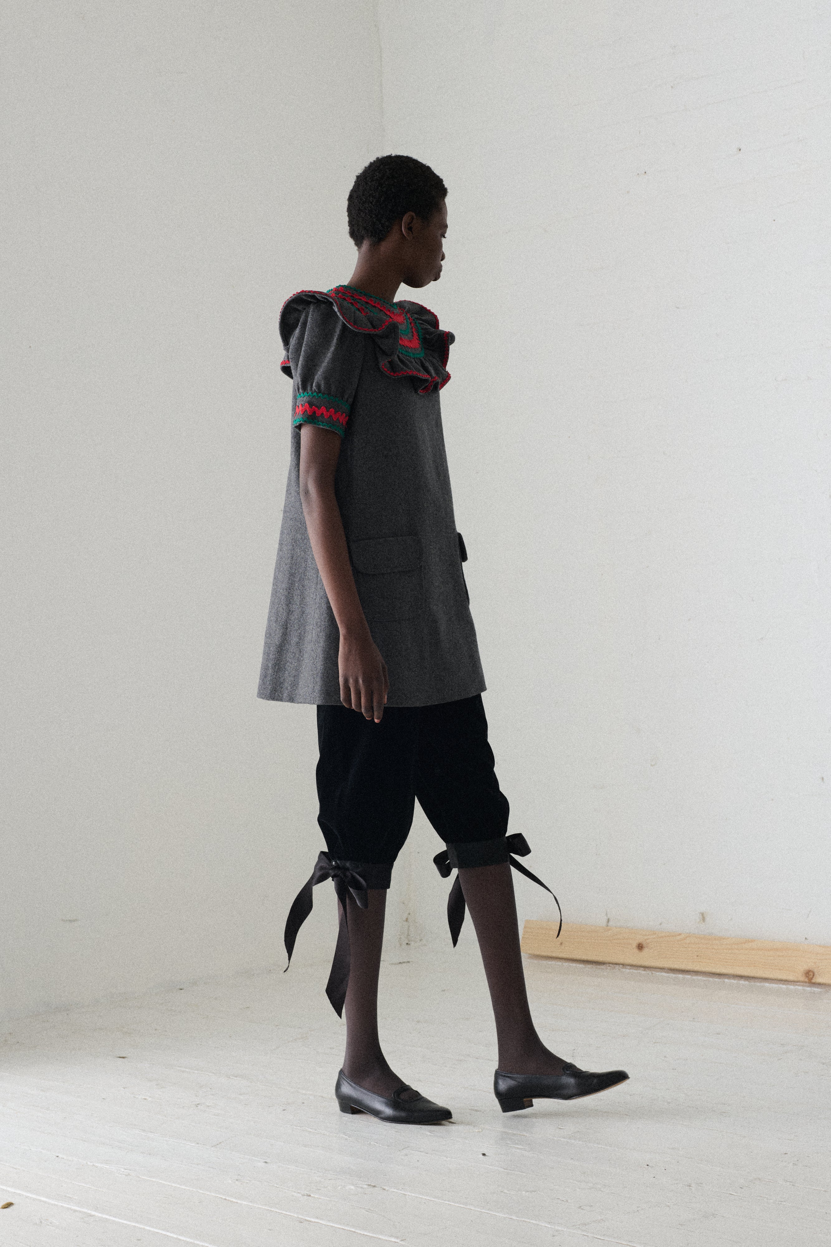 Ysl Cropped Velvet Trousers - Desert Vintage