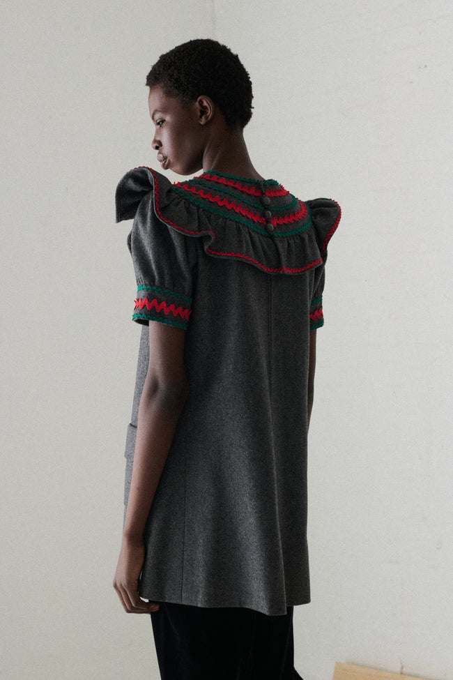 Ysl Wool Blouse - Desert Vintage