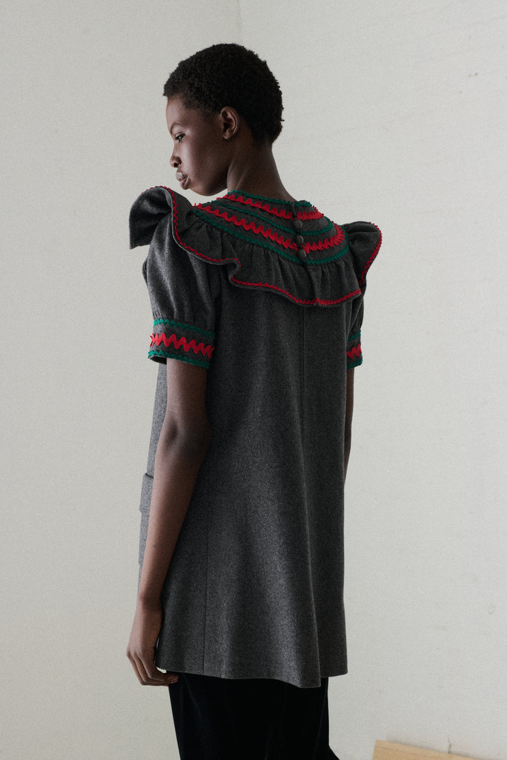 Ysl Wool Blouse - Desert Vintage