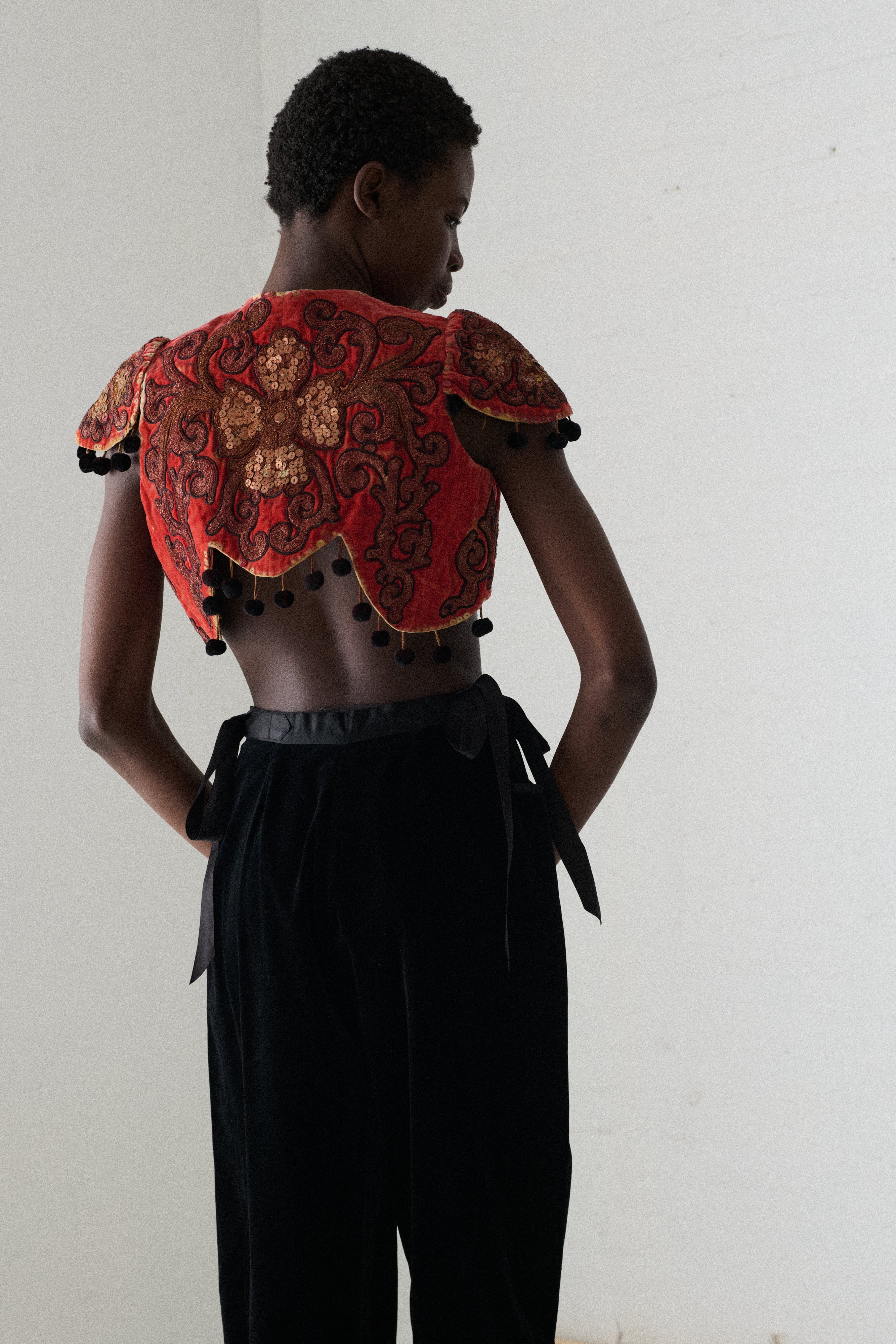 Antique Cropped Vest - Desert Vintage