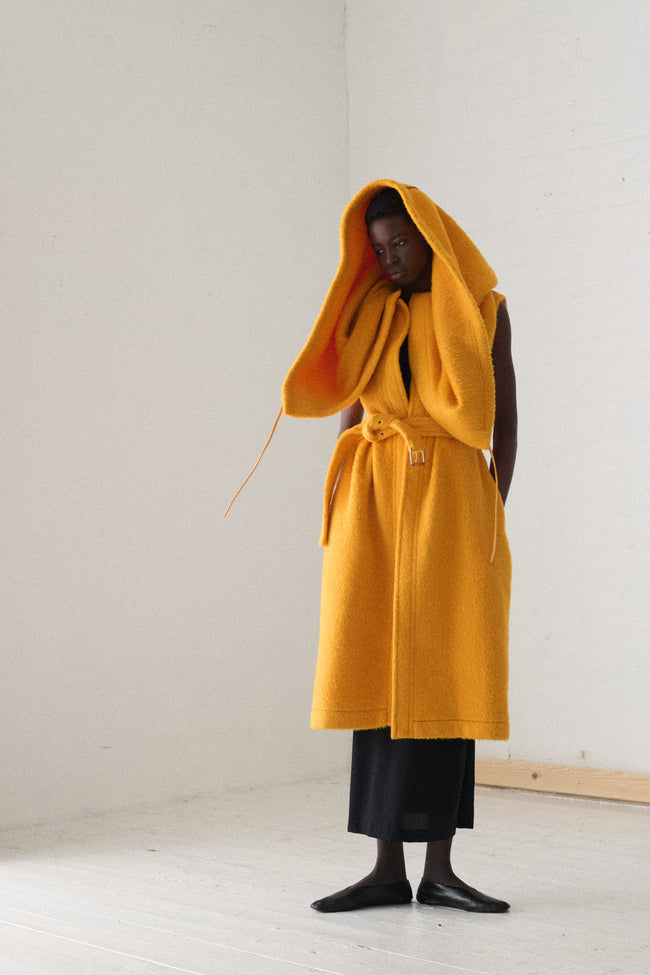 AW 2016 Celine Canary Coat - Desert Vintage