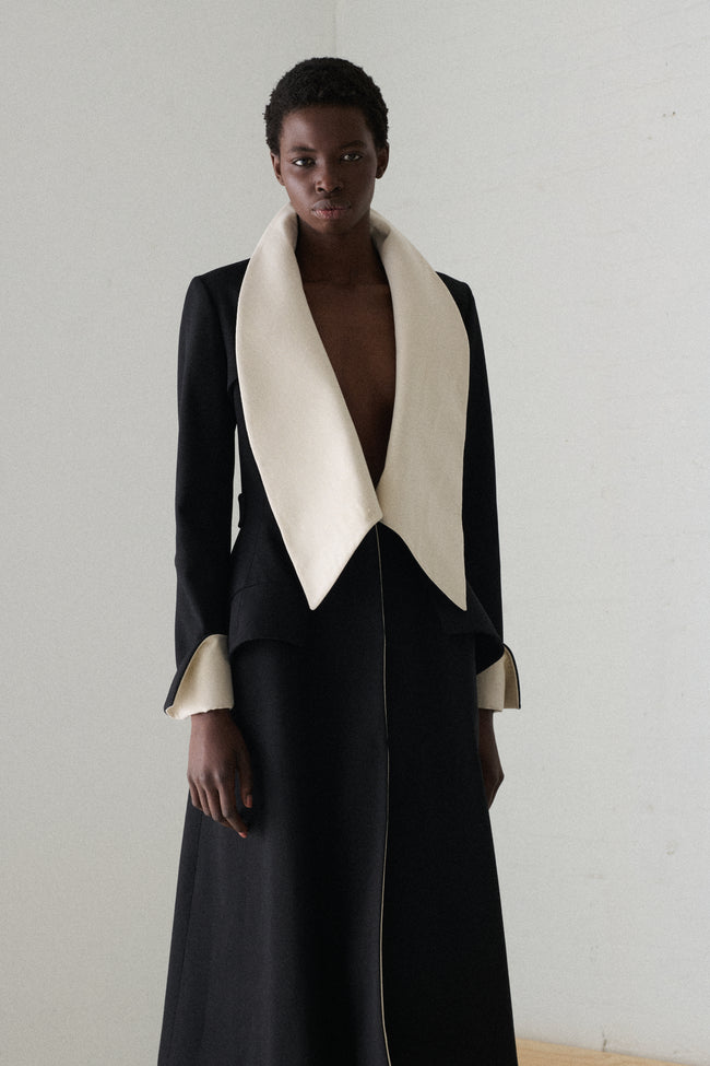 Dior Black Evening Coat - Desert Vintage