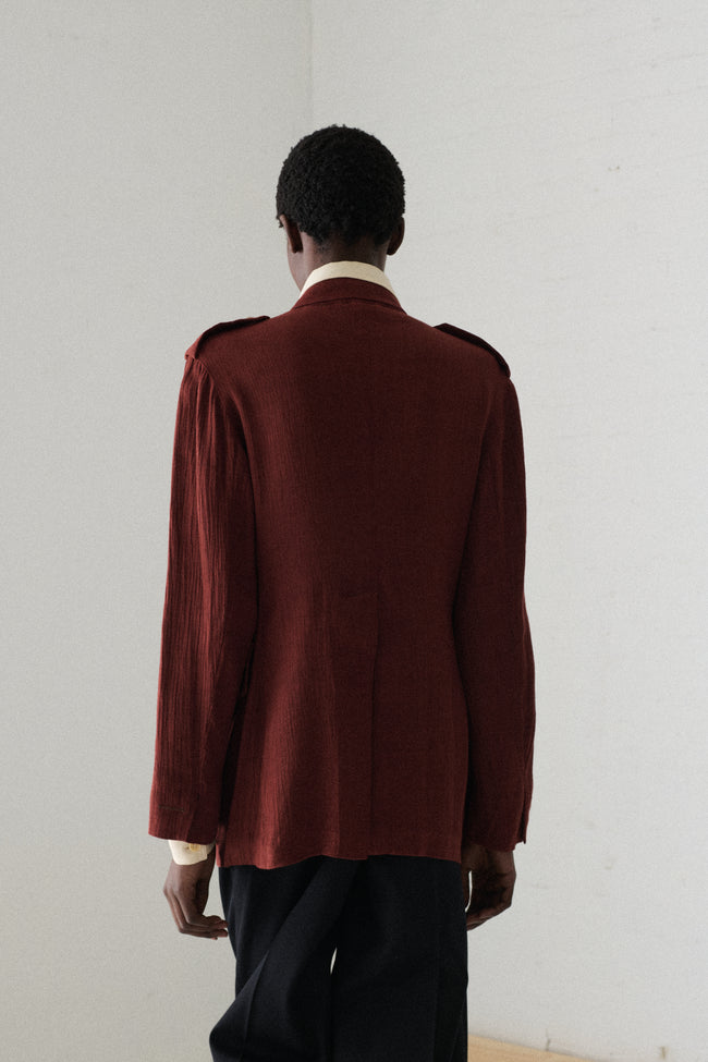 Romeo Gigli Woven Cotton Blouse - Desert Vintage