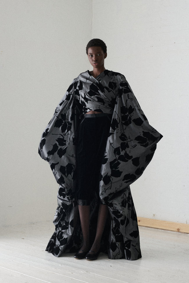 1976 Paco Rabbane Couture Opera Cape - Desert Vintage